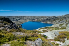 Mountain lake at Estrela Mountain Natural Park, Portugal